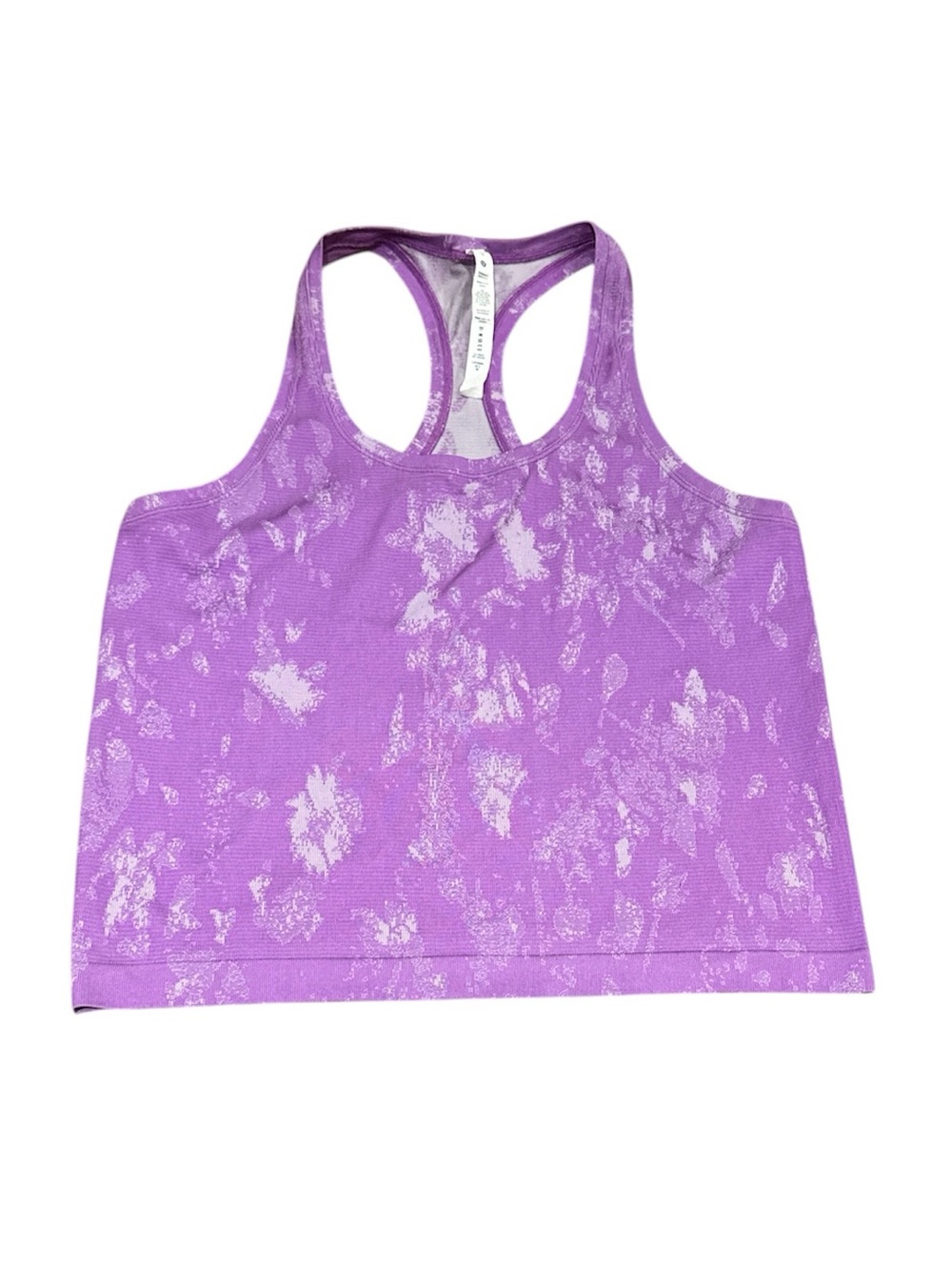 lululemon athletica swiftly tech Purple Mottled Racerback Tank